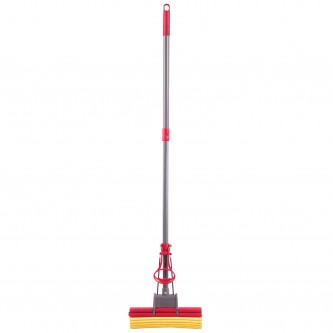 Швабра самоотжимная, роликовый двойной отжим, насадка PVA 27 см, телескопический черенок 125 см, LAIMA, 603597 Швабра самоотжимная, роликовый двойной отжим, насадка PVA 27 см, телескопический черенок 125 см, LAIMA, 603597