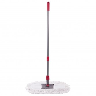 Швабра-рамка для СУХОЙ УБОРКИ, 40 см, телескопический черенок из нержавеющей стали 125 см, МОП хлопок, LAIMA, 603605 Швабра-рамка для СУХОЙ УБОРКИ, 40 см, телескопический черенок из нержавеющей стали 125 см, МОП хлопок, LAIMA, 603605