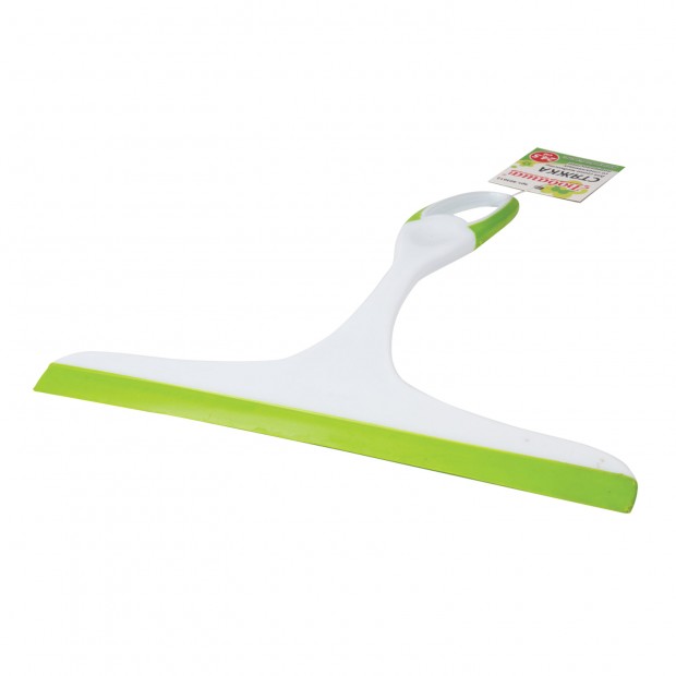 Стяжка для удаления жидкости со стекол ЛЮБАША, рабочая часть 24,5 см, пластик, 603612 Стяжка для удаления жидкости со стекол ЛЮБАША, рабочая часть 24,5 см, пластик, 603612