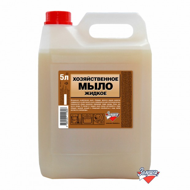 Мыло жидкое 5 л, ЗОЛУШКА, 