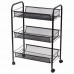 Этажерка (тележка) BRABIX офисно-бытовая 3 яруса, на колесах, металл, черная, 43,5х26х62,5 см, 603751 Этажерка (тележка) BRABIX офисно-бытовая 3 яруса, на колесах, металл, черная, 43,5х26х62,5 см, 603751