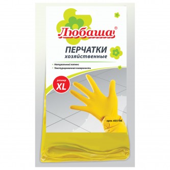 Перчатки МНОГОРАЗОВЫЕ латексные ЛЮБАША Перчатки МНОГОРАЗОВЫЕ латексные ЛЮБАША