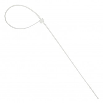 Хомуты (стяжки) нейлоновые, 3,6 мм х 200 мм, комплект 100 шт., белые, европодвес, 57-0200 Хомуты (стяжки) нейлоновые, 3,6 мм х 200 мм, комплект 100 шт., белые, европодвес, 57-0200