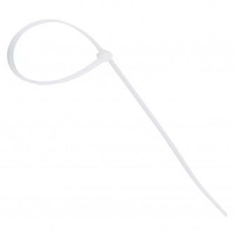 Хомуты (стяжки), нейлоновые, 3,6 мм х 300 мм, комплект 100 шт., белые, европодвес, 57-0300 Хомуты (стяжки), нейлоновые, 3,6 мм х 300 мм, комплект 100 шт., белые, европодвес, 57-0300