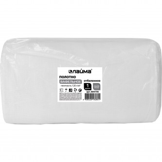 Полотно ВАФЕЛЬНОЕ отбеленное, рулон 0,8х50 м, плотность 120 (±10) г/м2, LAIMA, 604756, ГС Полотно ВАФЕЛЬНОЕ отбеленное, рулон 0,8х50 м, плотность 120 (±10) г/м2, LAIMA, 604756, ГС