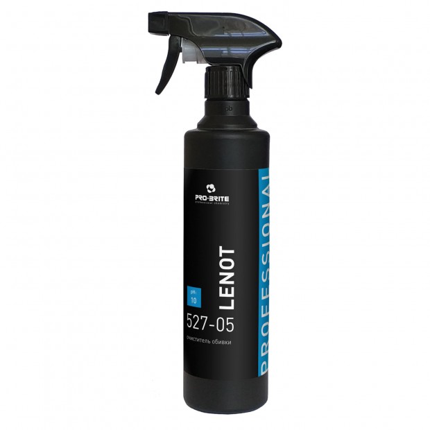 Средство для чистки обивки из кожи и синтетики 500 мл, PRO-BRITE LENOT, щелочное, концентрат, распылитель, 527-05 Средство для чистки обивки из кожи и синтетики 500 мл, PRO-BRITE LENOT, щелочное, концентрат, распылитель, 527-05