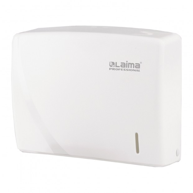 Диспенсер для полотенец LAIMA PROFESSIONAL ORIGINAL (Система H2), Z-сложения, белый, ABS-пластик, 605759 Диспенсер для полотенец LAIMA PROFESSIONAL ORIGINAL (Система H2), Z-сложения, белый, ABS-пластик, 605759