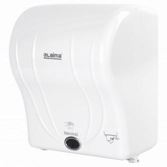 Диспенсер для полотенец в рулонах LAIMA PROFESSIONAL ORIGINAL (Система H1), СЕНСОРНЫЙ, белый, ABS-пластик, 605765 Диспенсер для полотенец в рулонах LAIMA PROFESSIONAL ORIGINAL (Система H1), СЕНСОРНЫЙ, белый, ABS-пластик, 605765