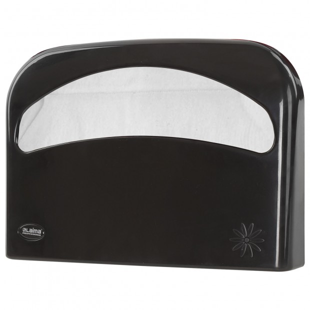 Диспенсер для покрытий на унитаз LAIMA PROFESSIONAL ORIGINAL (V1), 1/2 сложения, черный, 605786 Диспенсер для покрытий на унитаз LAIMA PROFESSIONAL ORIGINAL (V1), 1/2 сложения, черный, 605786