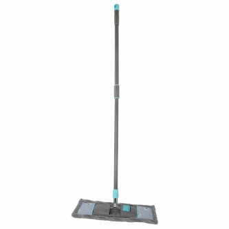 Швабра с насадкой 42 см, телескопический черенок 75-120 см, микрофибра, карманы, LAIMA HOME, 606796 Швабра с насадкой 42 см, телескопический черенок 75-120 см, микрофибра, карманы, LAIMA HOME, 606796