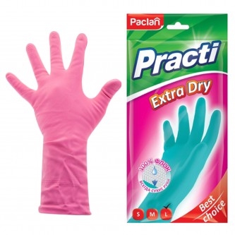Перчатки МНОГОРАЗОВЫЕ резиновые PACLAN Перчатки МНОГОРАЗОВЫЕ резиновые PACLAN
