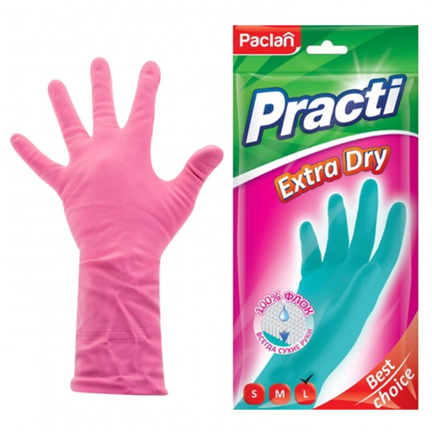 Перчатки МНОГОРАЗОВЫЕ резиновые PACLAN Перчатки МНОГОРАЗОВЫЕ резиновые PACLAN