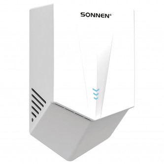 Сушилка для рук ВЫСОКОСКОРОСТНАЯ SONNEN K2022B, 1300 Вт, 150 м/с, IPX1, 72 дБ, белая, пластиковый корпус, 607192