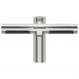 Сушилка для рук (смеситель-электросушитель для раковины) сенсорная SONNEN SF1204, 1200 Вт, 95 м/с, IP24, 75 дБ, нержавеющая сталь, 607194