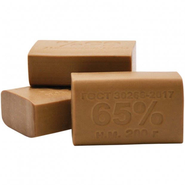 Мыло хозяйственное 65%, 200 г, ММЗ, без упаковки Мыло хозяйственное 65%, 200 г, ММЗ, без упаковки