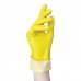 Перчатки МНОГОРАЗОВЫЕ латексные AVIORA, хлопчатобумажное напыление, размер S (маленький), желтые, вес 33 г, 402-566 Перчатки МНОГОРАЗОВЫЕ латексные AVIORA, хлопчатобумажное напыление, размер S (маленький), желтые, вес 33 г, 402-566