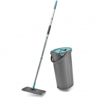 Комплект для уборки: швабра, ведро 8 л/7 л двухкамерное с отжимом, насадка, LIGHT MOP, MILEY, 901-618 Комплект для уборки: швабра, ведро 8 л/7 л двухкамерное с отжимом, насадка, LIGHT MOP, MILEY, 901-618