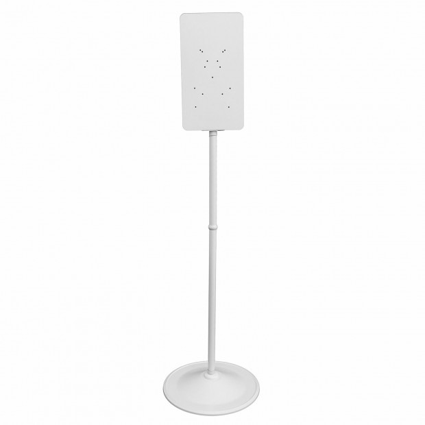 Стойка для дозатора антисептика и мыла, высота 1,4 м, сталь, белая, СД-1, СД-1Б Стойка для дозатора антисептика и мыла, высота 1,4 м, сталь, белая, СД-1, СД-1Б