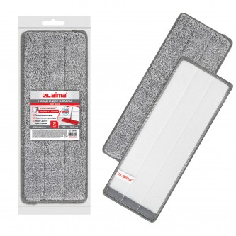 Насадки МОП для швабры (кармашки с 1-й стороны) КОМПЛЕКТ 2 шт., микрофибра, 33х12,5 см, LAIMA, 608143 Насадки МОП для швабры (кармашки с 1-й стороны) КОМПЛЕКТ 2 шт., микрофибра, 33х12,5 см, LAIMA, 608143