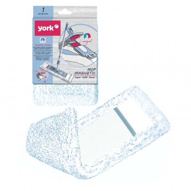 Насадка МОП плоская 42х12 см из микрофибры, плотный ворс, для швабры Насадка МОП плоская 42х12 см из микрофибры, плотный ворс, для швабры