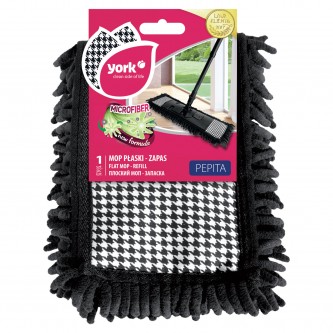 Насадка МОП плоская 39х9 см из микрофибры СИНЕЛЬ высокий ворс, для швабры Насадка МОП плоская 39х9 см из микрофибры СИНЕЛЬ высокий ворс, для швабры