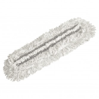 Насадка МОП плоская 42х10 см из хлопка, плотный ворс, для швабры Насадка МОП плоская 42х10 см из хлопка, плотный ворс, для швабры