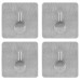 Крючки самоклеящиеся универсальные 4,5x4,5 см, КОМПЛЕКТ 4 шт., сталь, серебристые, LAIMA Home, 608785 Крючки самоклеящиеся универсальные 4,5x4,5 см, КОМПЛЕКТ 4 шт., сталь, серебристые, LAIMA Home, 608785