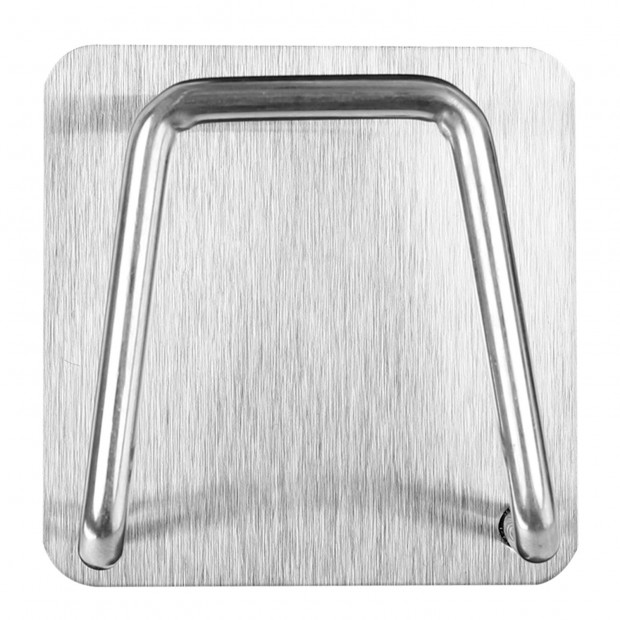 Крючки самоклеящиеся 5х5 см для ванной комнаты, кухни, КОМПЛЕКТ 2 шт., нержавеющая сталь, LAIMA Home, 608798 Крючки самоклеящиеся 5х5 см для ванной комнаты, кухни, КОМПЛЕКТ 2 шт., нержавеющая сталь, LAIMA Home, 608798