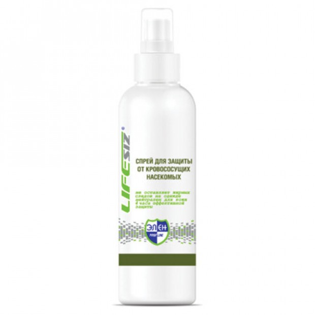 Спрей для кожи защитный 100 мл ЭЛЕН, от комаров и кровососущих насекомых Спрей для кожи защитный 100 мл ЭЛЕН, от комаров и кровососущих насекомых
