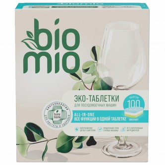 Таблетки для посудомоечной машины 100 шт. BIOMIO Таблетки для посудомоечной машины 100 шт. BIOMIO