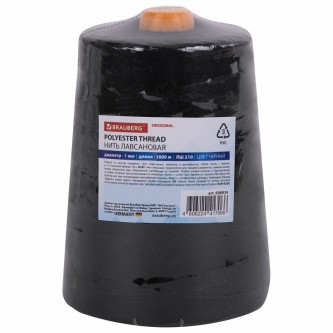 Нить лавсановая для прошивки, ЧЕРНАЯ, диаметр 1 мм, 1000 м, ЛШ 210, BRAUBERG ORIGINAL, 608924 Нить лавсановая для прошивки, ЧЕРНАЯ, диаметр 1 мм, 1000 м, ЛШ 210, BRAUBERG ORIGINAL, 608924