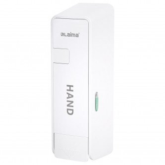 Дозатор для жидкого мыла LAIMA ULTRA, НАЛИВНОЙ, 0,38 л, белый, ABS-пластик, 609106, MD-9029W