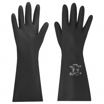 Перчатки латексные КЩС-1 ULTRA STRONG химически устойчивые, двухслойные, цвет чёрный, размер 8-8,5 (M), RABBITEX EXPERT, 609271 Перчатки латексные КЩС-1 ULTRA STRONG химически устойчивые, двухслойные, цвет чёрный, размер 8-8,5 (M), RABBITEX EXPERT, 609271