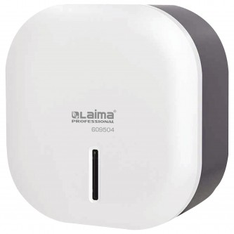 Диспенсер для туалетной бумаги LAIMA PROFESSIONAL SUPER (Система T2), малый, ABS-пластик, белый, 609504