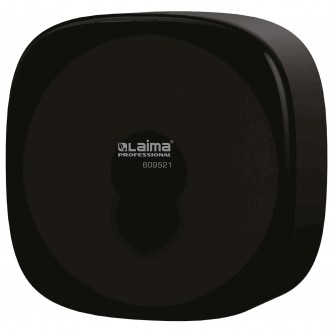 Диспенсер для туалетной бумаги LAIMA PROFESSIONAL PREMIUM BLACK (Система T2), малый, черный, ABS-пластик, 609521