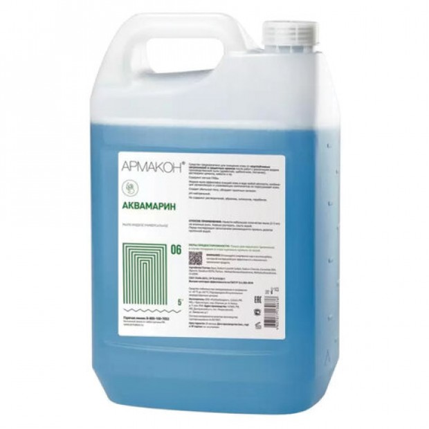 Средство очищающее мыло жидкое 5 л, АРМАКОН АКВАМАРИН, канистра, 1078 Средство очищающее мыло жидкое 5 л, АРМАКОН АКВАМАРИН, канистра, 1078