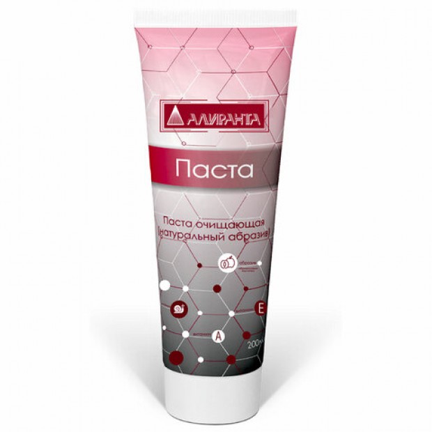 Паста очищающая для кожи 200 мл, АЛИРАНТА, с натуральным абразивом, флип-топ, 20003 Паста очищающая для кожи 200 мл, АЛИРАНТА, с натуральным абразивом, флип-топ, 20003