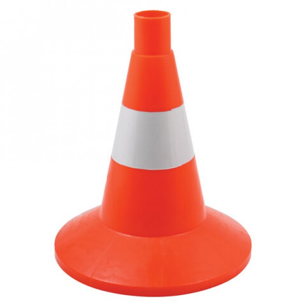 Конус сигнальный дорожный 320 мм КС-1.6 со светоотражающей полосой Конус сигнальный дорожный 320 мм КС-1.6 со светоотражающей полосой