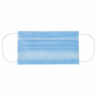 Маски одноразовые КОМПЛЕКТ 50 штук, 3-х слойные, голубые, SANITERRA Маски одноразовые КОМПЛЕКТ 50 штук, 3-х слойные, голубые, SANITERRA