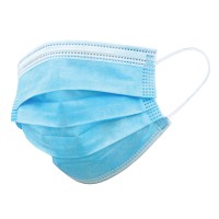 Маска медицинская одноразовая, КОМПЛЕКТ 100 шт., короб, 3-х слойный фильтр СМС, голубая, ГЕКСА Маска медицинская одноразовая, КОМПЛЕКТ 100 шт., короб, 3-х слойный фильтр СМС, голубая, ГЕКСА