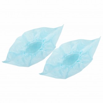 Бахилы из спанбонда низкие с двойной подошвой КОМПЛЕКТ 50 штук (25 пар), 65 г/м2, ГЕКСА, голубые Бахилы из спанбонда низкие с двойной подошвой КОМПЛЕКТ 50 штук (25 пар), 65 г/м2, ГЕКСА, голубые