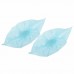 Бахилы из спанбонда низкие с двойной подошвой КОМПЛЕКТ 50 штук (25 пар), 65 г/м2, ГЕКСА, голубые