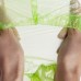 Бахилы зеленые КОМПЛЕКТ 100 штук (50 пар) СТАНДАРТ+, размер 40х14 см, 18 мкм, 2,5 г, ELEGREEN
