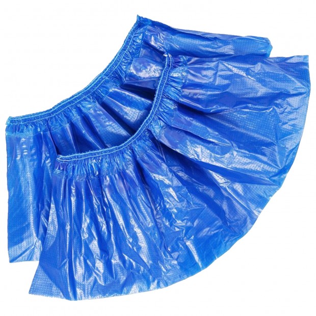 Бахилы КОМПЛЕКТ 100 штук (50 пар), ОЧЕНЬ ПРОЧНЫЕ, двойная резинка, 40х14, 52 мкм, 6 г, ELEGREEN, 2-8/18/2р-С-С Бахилы КОМПЛЕКТ 100 штук (50 пар), ОЧЕНЬ ПРОЧНЫЕ, двойная резинка, 40х14, 52 мкм, 6 г, ELEGREEN, 2-8/18/2р-С-С