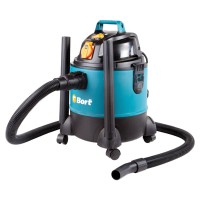 Пылесос хозяйственный BORT BSS-1220-Pro, 1250 Вт, сухая/влажная уборка, сила всасывания 250 Вт, бак 20 л, 98291797 Пылесос хозяйственный BORT BSS-1220-Pro, 1250 Вт, сухая/влажная уборка, сила всасывания 250 Вт, бак 20 л, 98291797