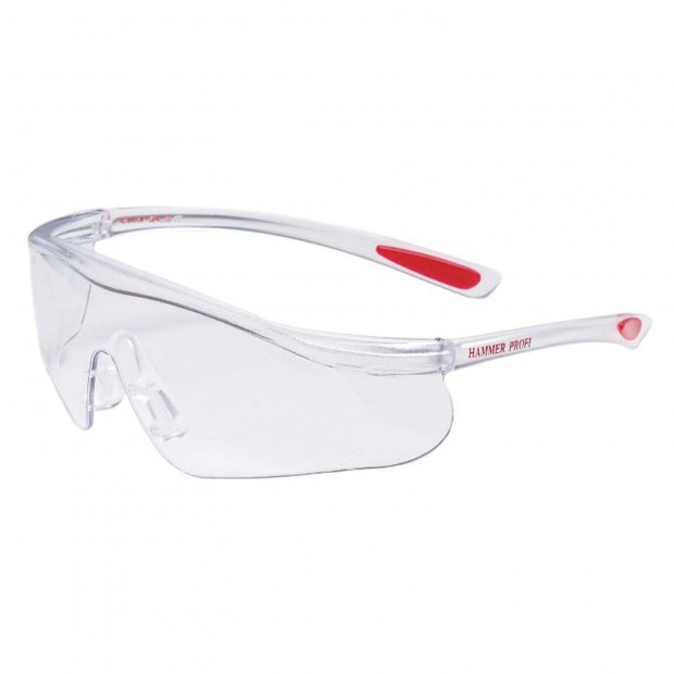 Очки защитные открытые РОСОМЗ О55 Hammer Profi super, прозрачные, незапотевающее покрытие, устойчивы к химическим веществам, поликарбонат, 15530 Очки защитные открытые РОСОМЗ О55 Hammer Profi super, прозрачные, незапотевающее покрытие, устойчивы к химическим веществам, поликарбонат, 15530