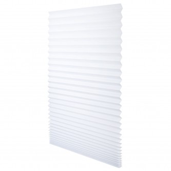 Жалюзи-плиссе штора бумажная самоклеящаяся BRABIX 60*180см, ЭКО, 80г/м2, цвет белый, 1 шт., 700001