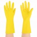 Перчатки МНОГОРАЗОВЫЕ латексные с хлопчатобумажным напылением, размер L (большой), вес 57 г, желтые, KOMFI, DGL026P Перчатки МНОГОРАЗОВЫЕ латексные с хлопчатобумажным напылением, размер L (большой), вес 57 г, желтые, KOMFI, DGL026P