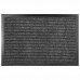 Коврик придверный 50х80см СЕРЫЙ влаго-грязезащитный, 430гр/м2, ребристый, ЛЮБАША СТАН, 701033