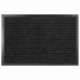 Коврик придверный 90х150см ЧЕРНЫЙ влаго-грязезащитный, 430гр/м2, ребристый, ЛЮБАША СТ, 701038